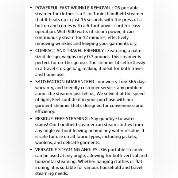 🚨Nexdoo Portable steamer - Picture 5 of 5